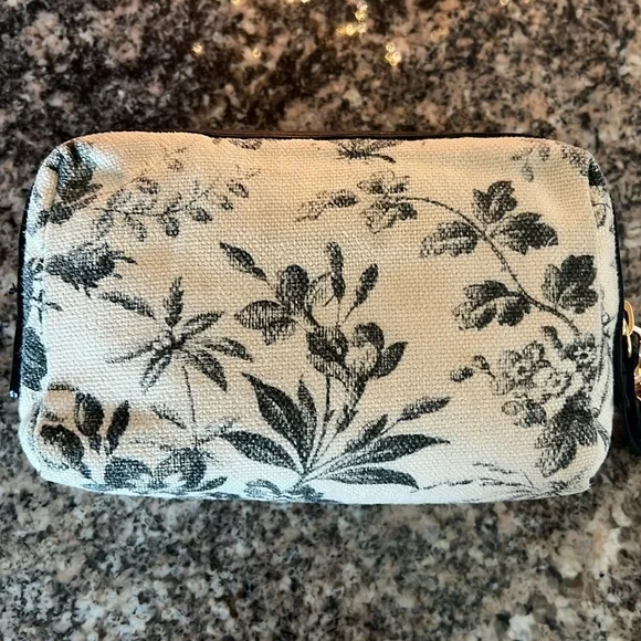 Gucci Black and Beige Floral Herbarium Bag